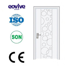 Hot sale pvc interior bedroom wooden door